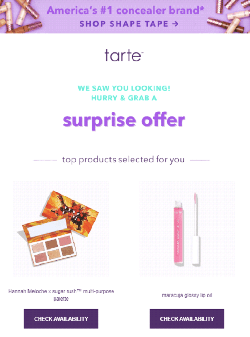Product recommendation email campaigns - ExactVerify