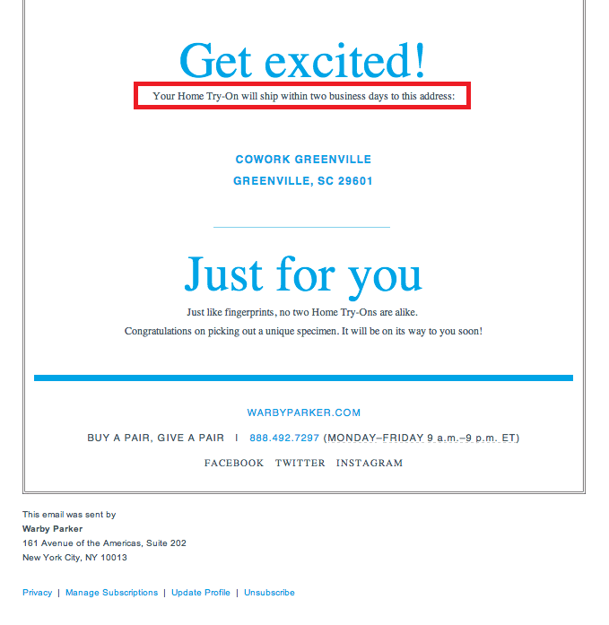 Thank you email campaigns - ExactVerify