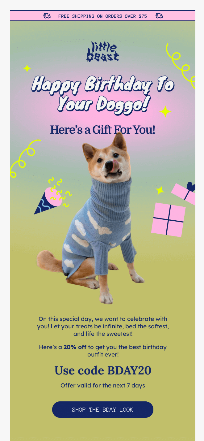 Birthday or anniversary email campaigns - ExactVerify